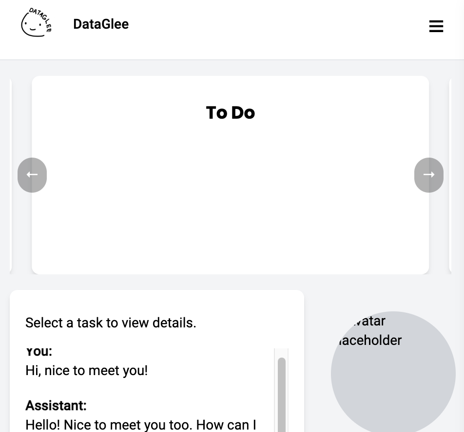 Mobile version of DataGlee